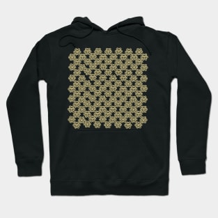 Light Yellow Sun Pattern Hoodie